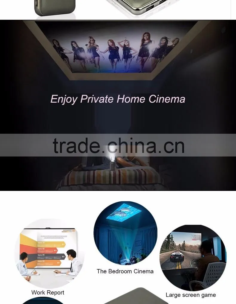 MRUIT S6+ Android smartphone projector dlp wifi portable Handheld Projector Bluetooth AC3 full HD Mini Projector