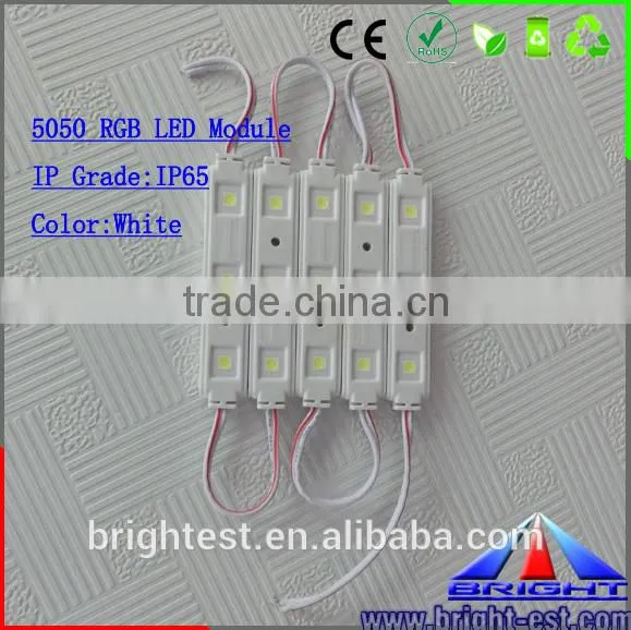 Stainless waterproof 4 SMD5050 led module with lens 130,Five years Manufactory.