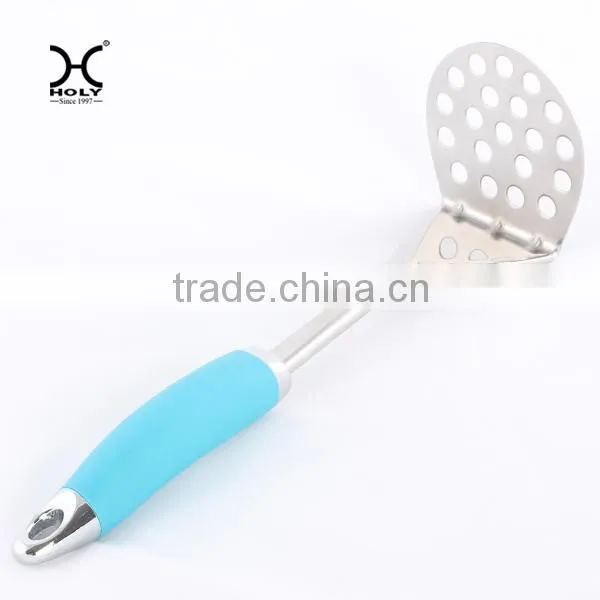 Top quality potato masher with blue handle