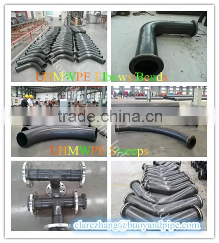 Anti-abrasion UHMWPE pipe