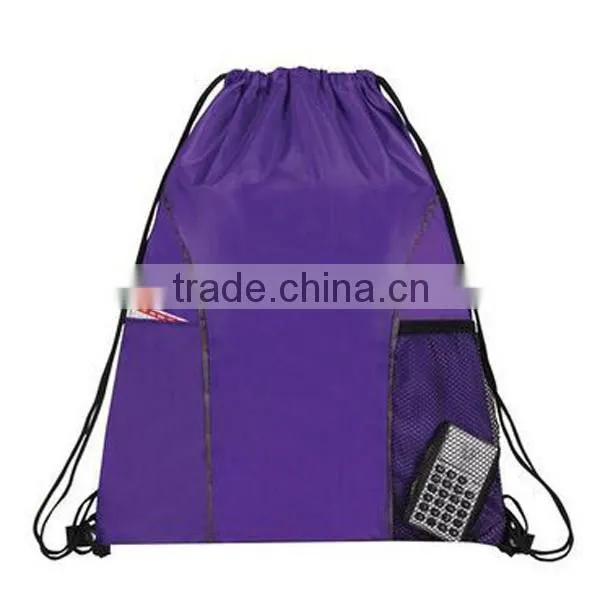 Customized Logo Branded Cheap Promotional Cotton Drawstring Bag