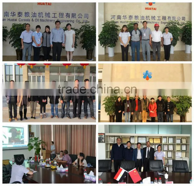 100TPD machinery equipment sunflower oil refining machine from huatai brand