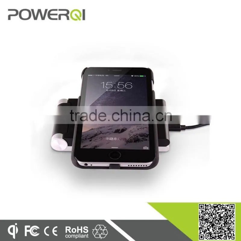 Unique design wireless receiver case Qi compatible wireless charging receiver for iPhone6 plus/6S plus