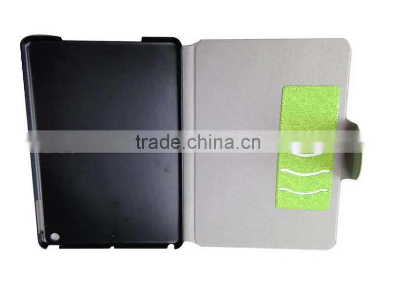 hair line leather case for new ipad