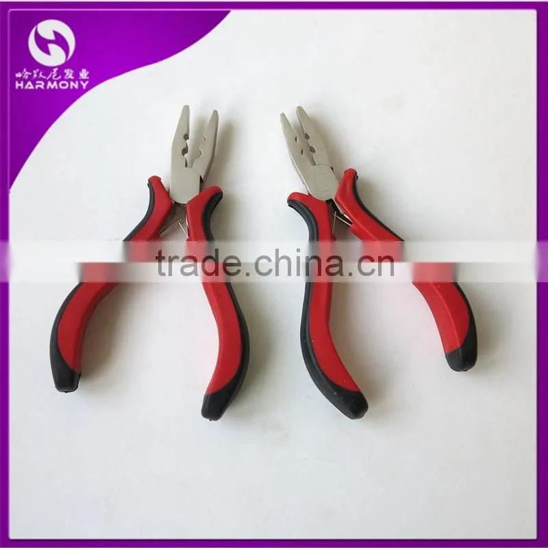 Hot selling wholesale price professional micro bead stainless steel hair extension pliers