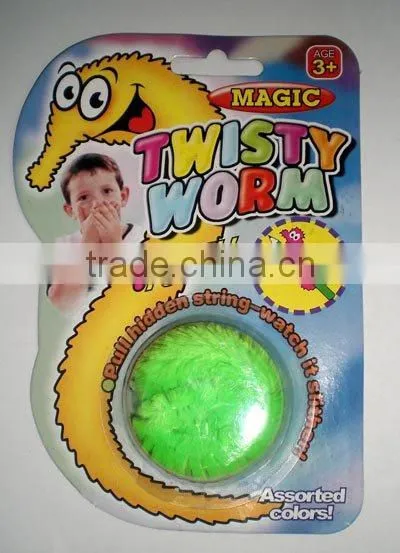 novel funny children plush toy, animal toy, twisty worm