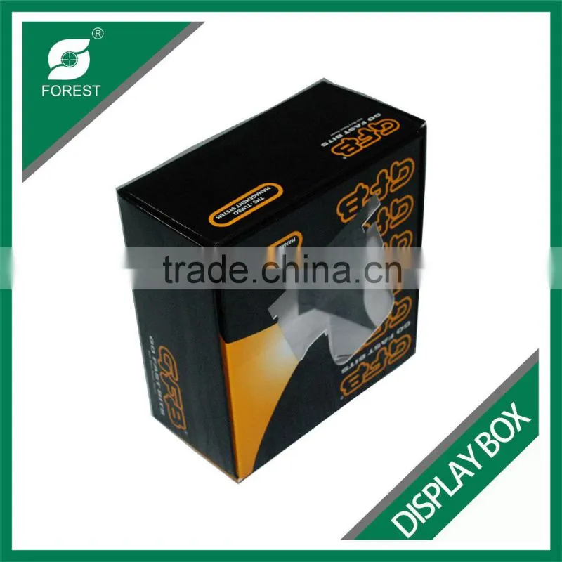 CUTE SHAPE PAPERBOARD CUSTOM DISPLAY BOX FOR CANDY PACKAGING WITH CLEAR WINDOW