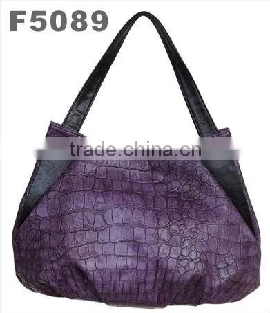 Classic crocodile embossed hobo bags hot selling 2012 latest design bags women handbag