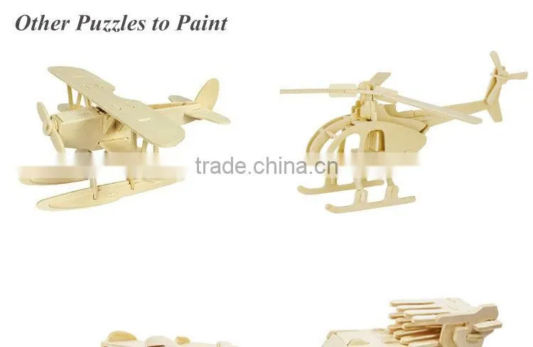 Wooden 3D DIY World's Famous Building Puzzle