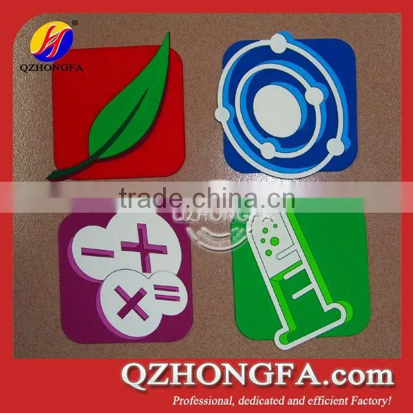 pvc rubber custom placemats and coasters rubber