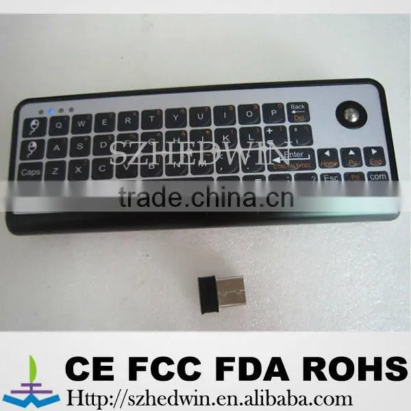 Keyboard Mouse Remote Control with multimedia functions