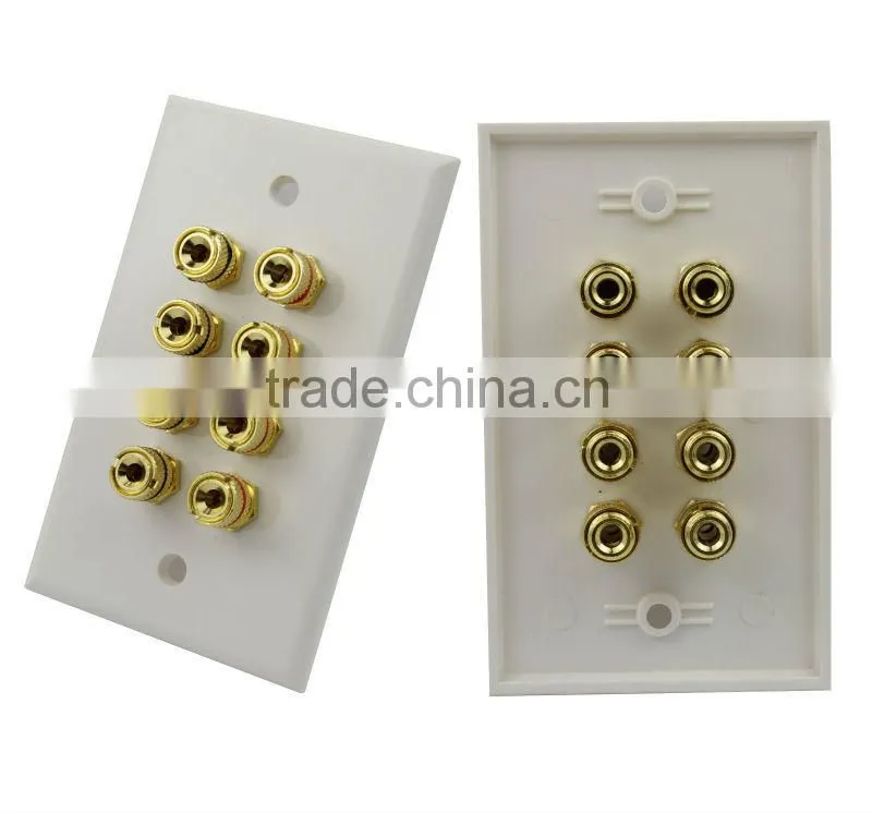 1*toslink adapter with toslink wall plate ,resistor for citroen jumper