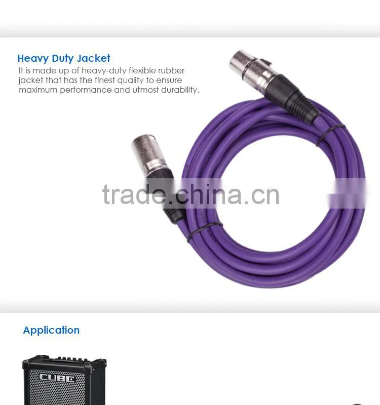 Ultra Series XLR Audio Cable 3 Pin Male to Female Microphone and Audio Cable
