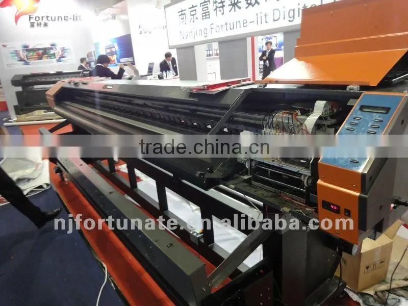 3.2m ecosolvent plotter with 2 pcs dx5 print head for poster, vinyl, one way vision, etc.