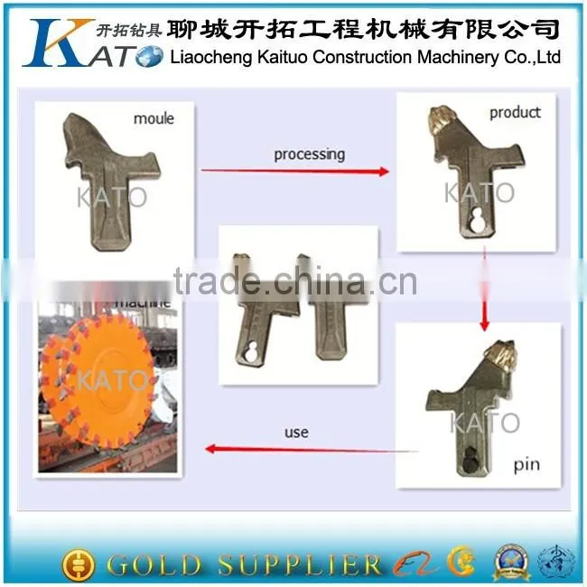 Radial cutting picks