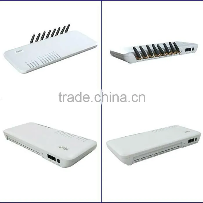 fixed wireless termination 8 line analog line gsm gateway 8 port sim voip gateway
