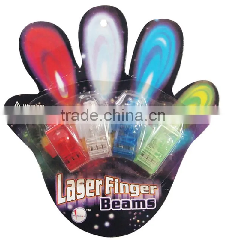plastic SUV car shape party lights, LED finger lights with rubber bands
