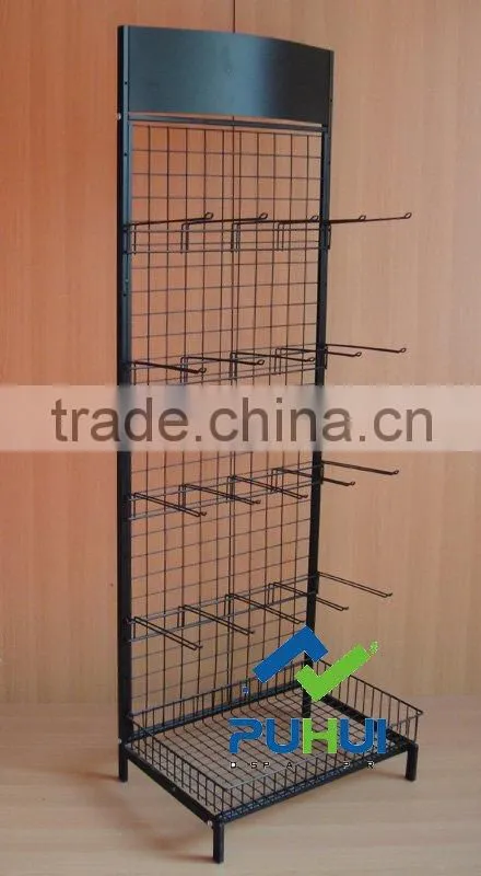 single side metal display stand
