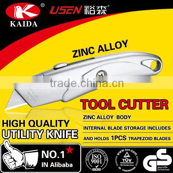 tool cutter 2pcs Trapezoid blade Zinc alloy Cutter Knife