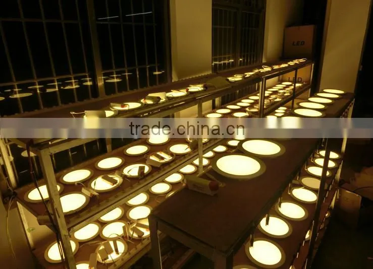 6W 12w 18w 24w round ceiling panel light SMD high lumen flat led light