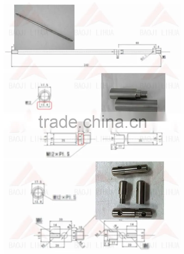 GR5 titanium bicycle spare parts