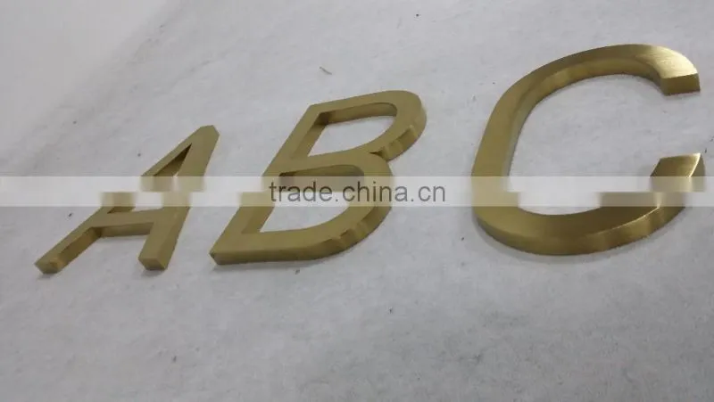 High quality alphabet letters brass, brass alphabet letters