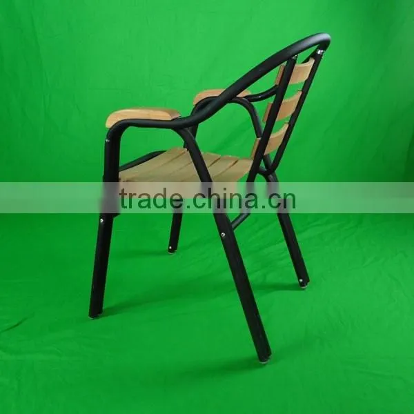 restaurant furniture cafeteria relaxing modern wooden mental dining set YC009 YT6