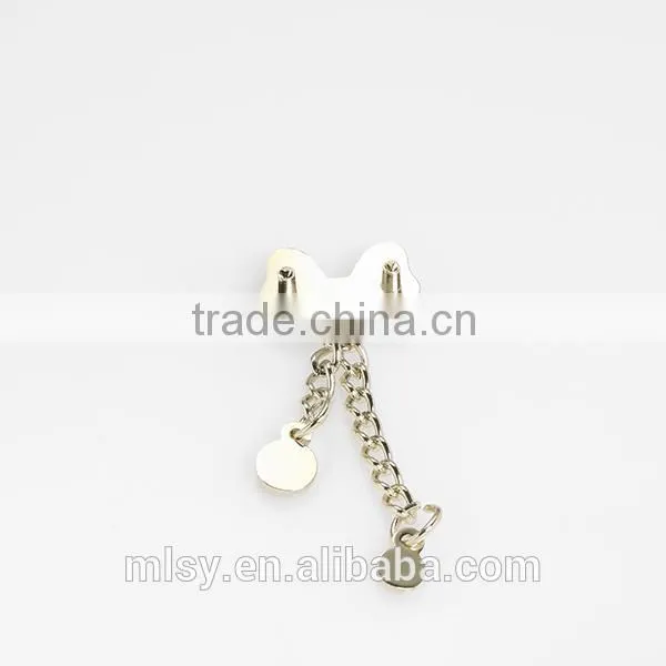 Beautiful custom made metal hat label Brightness C1-80018