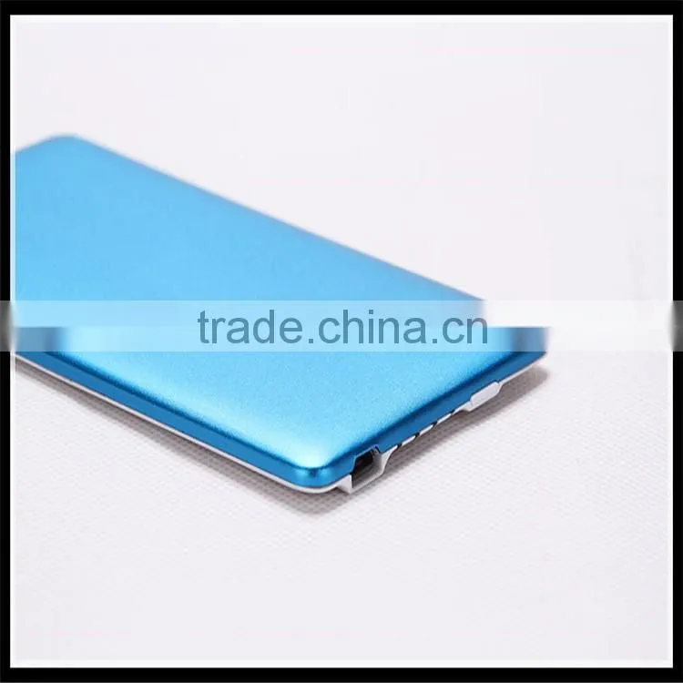 2016 Colorful Slim Portable 3200mAh Power Bank With Usb Micro Cable