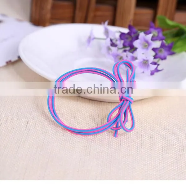 double layers covered hair elastic band, types of hair bands
