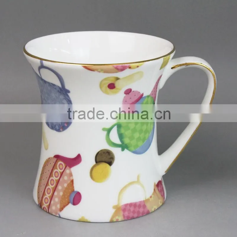Ceramic yellow mug, paintable ceramics mug, 200ml mug