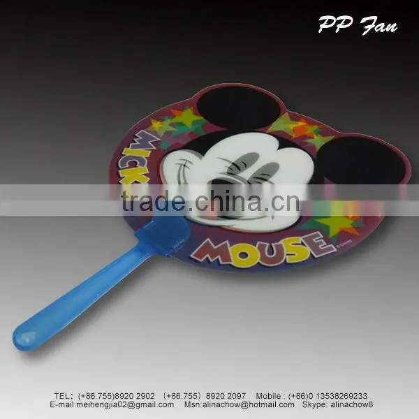 Transparent handle fan