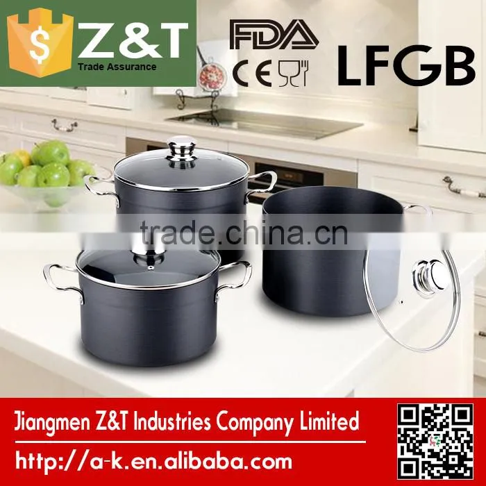 2016 Hard Anodized Blue cooking ceramic pot