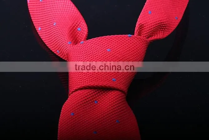 High Quality Classic Design Red/Purple Choose Dot Silk Necktie