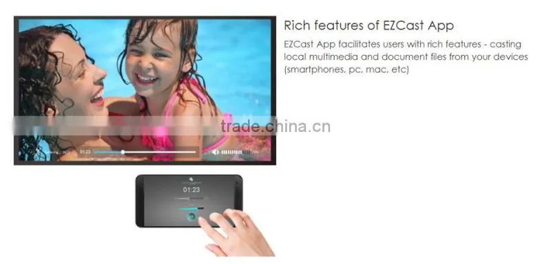Ezcast 2.4G TV Stick Airplay Miracast WIFI Dual Frequency dongle for andriod