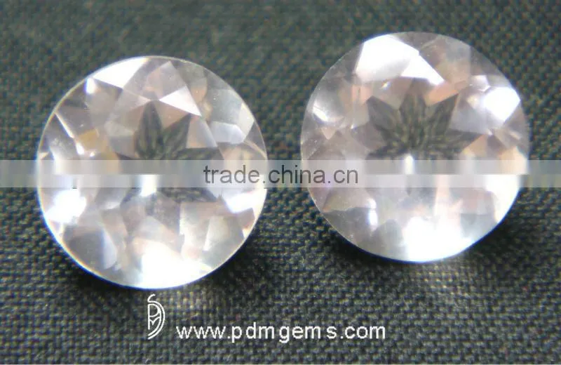 Rose Quartz Round Cut Lot For Ring From Wholesaler