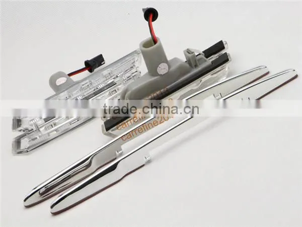 Clear no M logo led side lamps led side marker light for BMW 1 series E81 E82 E87 E88 LED led turn signals light