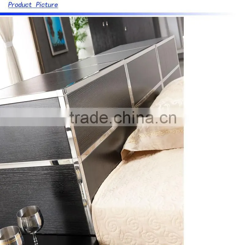 1.5M stainless steel hotel bed