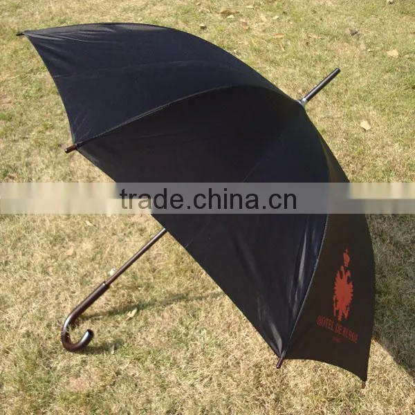 promotional custom black advertising umbrella