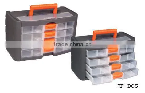 Plastic tool case with drawer