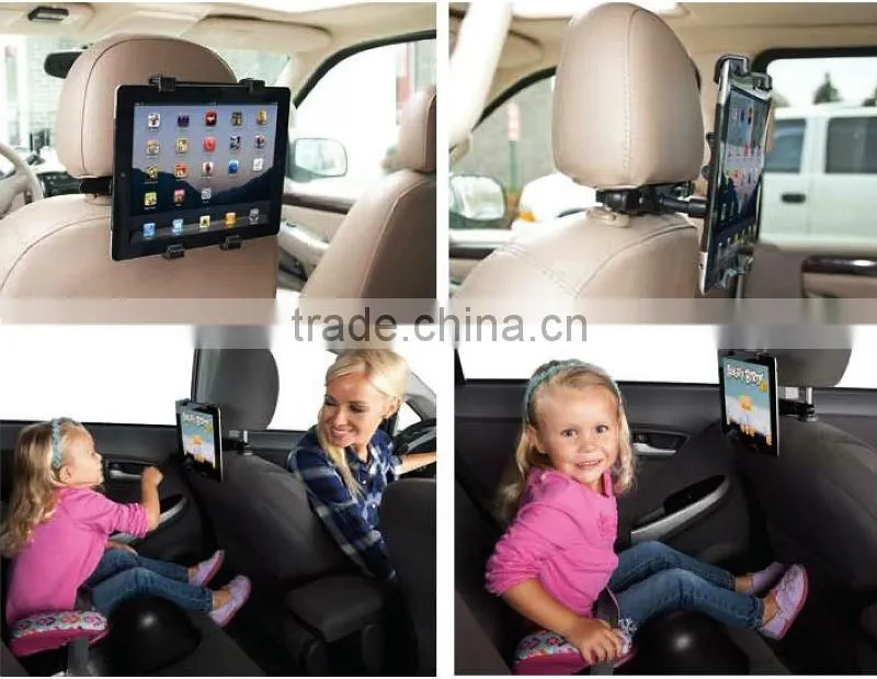 2016 hot selling car back holder for 7 inch tablet pc car mount tablet