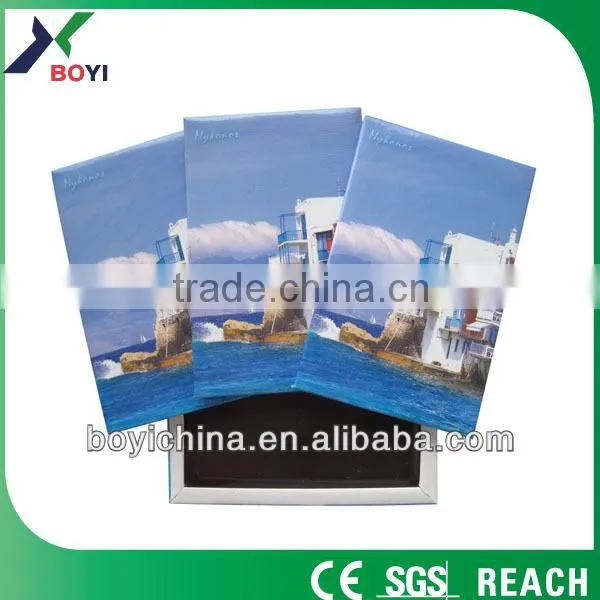 MOQ 1000pcs custom made cheap tourist fridge magnet