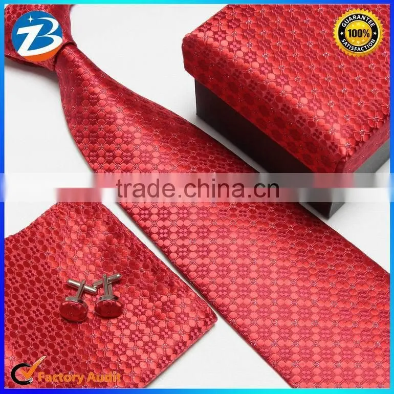 Classical Pasley Design Silk Ties Handkerchief Cufflinks Mens Gifts Sets