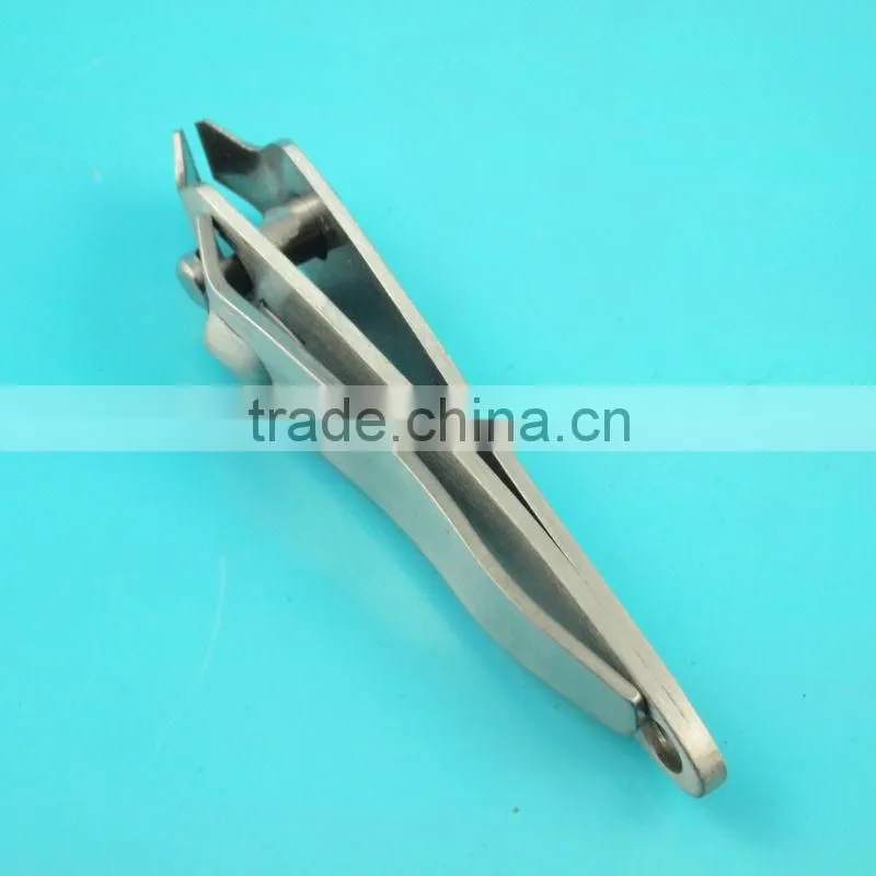 Matt finished stainless steel slant nail clipper