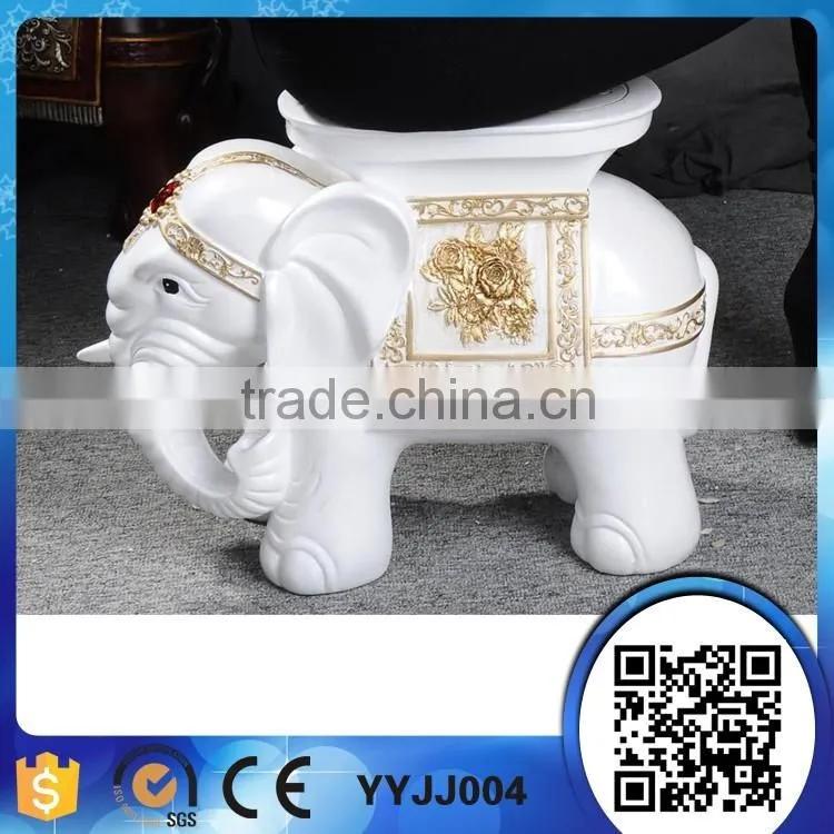 customized high quality clear transparent lucid resin decorative stool