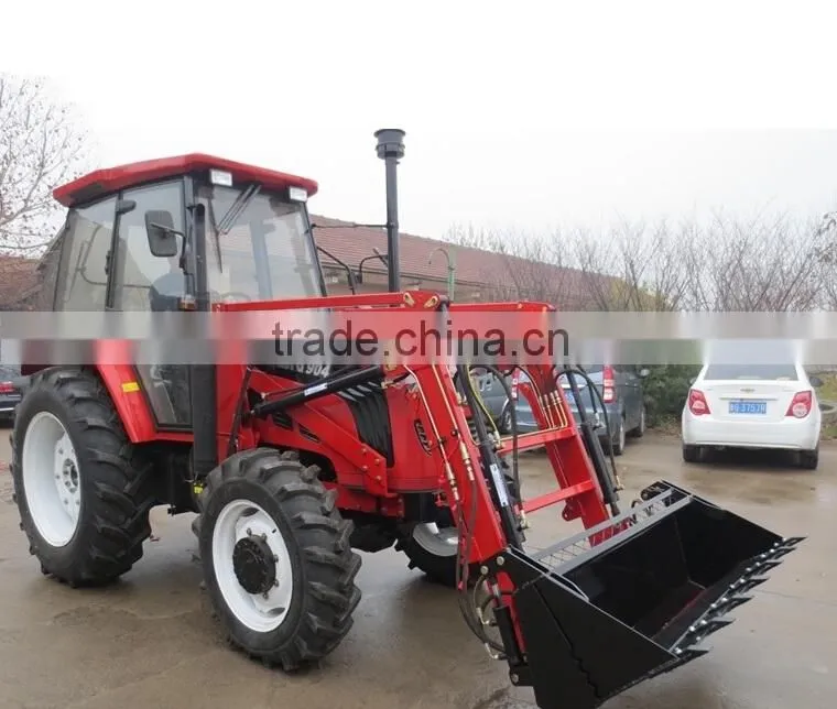 CE certificate TZ-10 Front end loader for Foton 854 85HP 4WD tractor