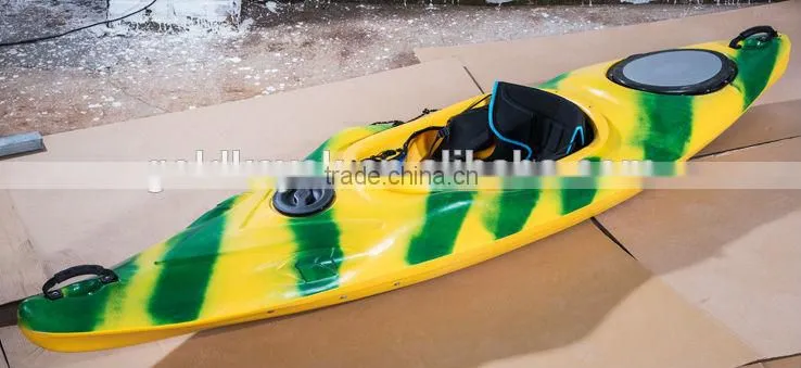 hot selling single sit in kayak & one person plastic kajak & sport kayak