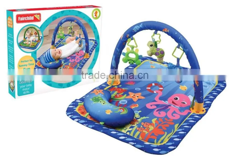 wholesale cheap baby play mats carpet non toxic material with baby rattle toys 2016 new design shantou factory