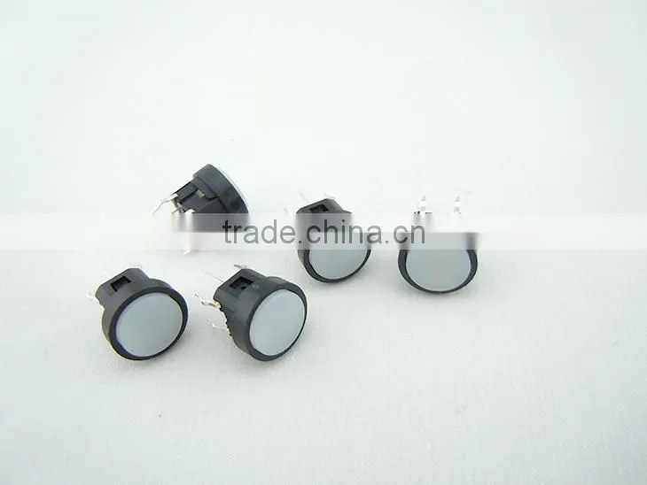 TSL06121-1020 illuminated tact switch with round cap and bracket