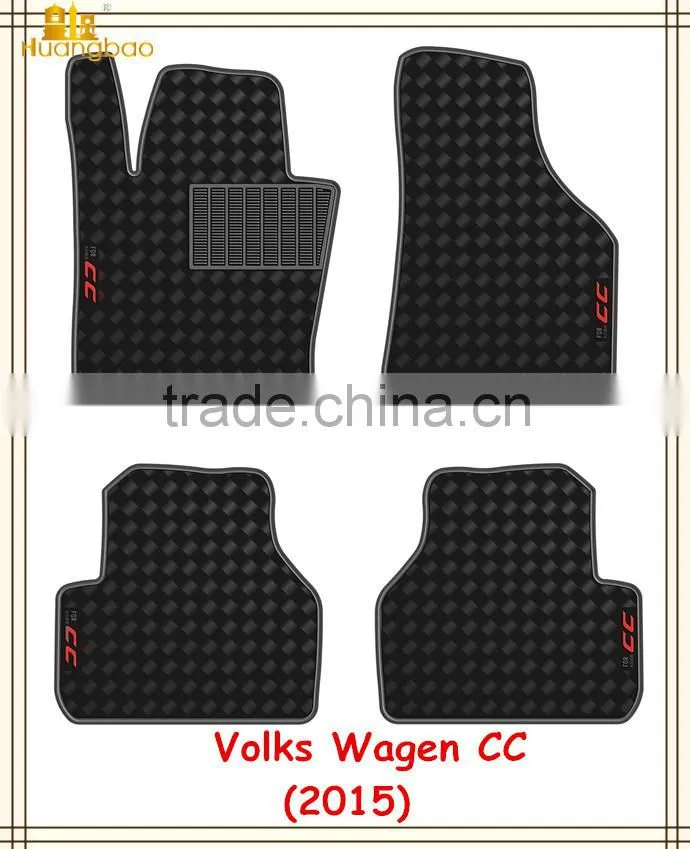 Original car floor mats for Volks wangen CC latex car mars / pvc rubber car mats